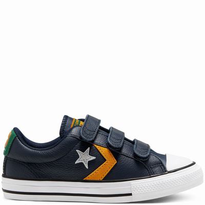 Converse Leather Twist Easy-On Star Player - Lasten Tennarit - Obsidian